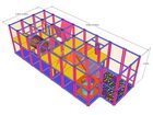 Labirint modular cu etaj din panouri LKMPS2338