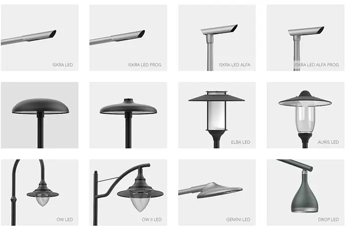 Corpuri de iluminat stradal modele Rosa